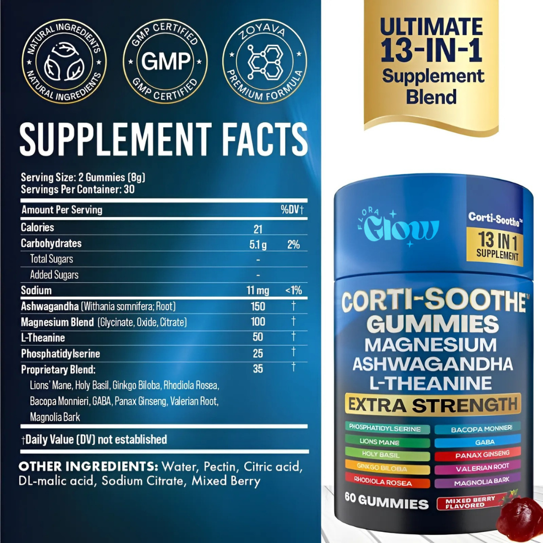 Corti-Soothe Gummies - FloraGlow