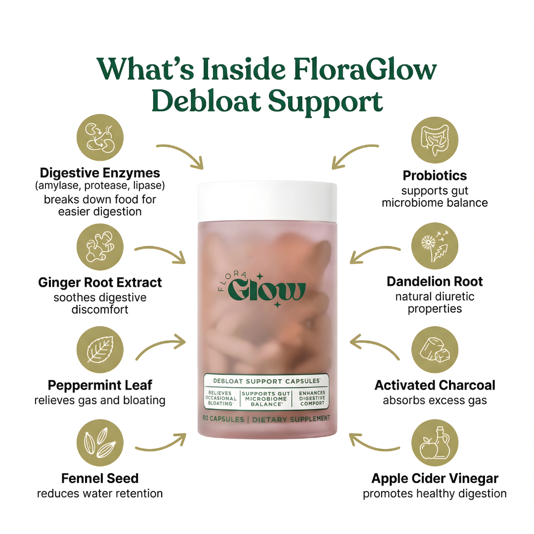 FloraGlow DeBloat Capsules