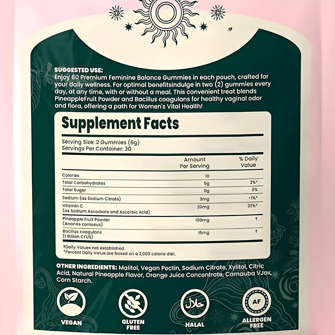 Feminine Balance Gummies - FloraGlow